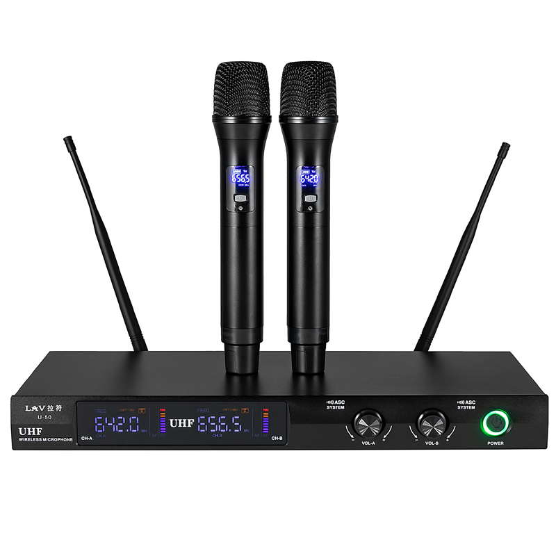 家用KTV无线麦克风一拖二K歌话筒