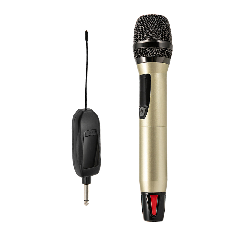 全金属可调频无线话筒一拖一家用K歌万能无线麦克风