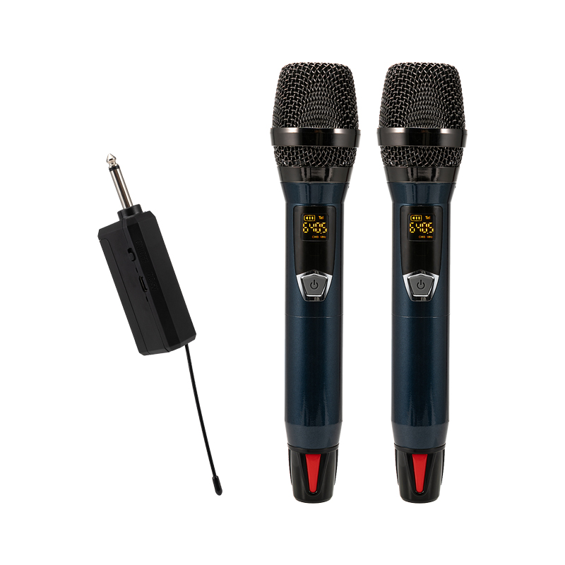 无线话筒一拖二家用K歌全金属万能麦克风无线