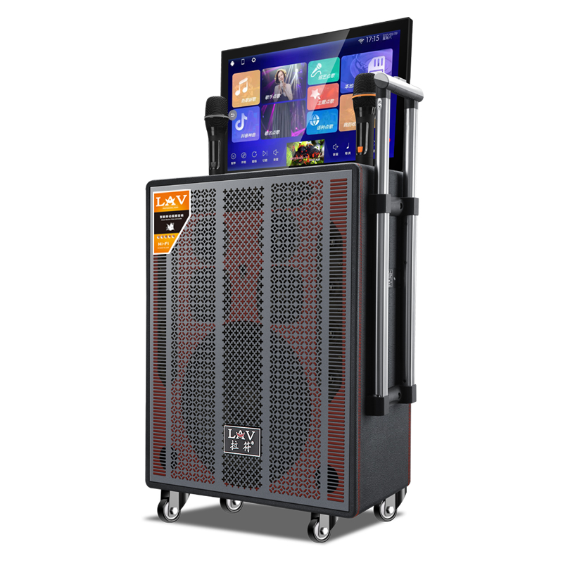 18.5英寸高清触摸屏K歌音箱